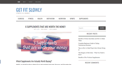 Desktop Screenshot of getfitslowly.com