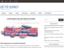 Tablet Screenshot of getfitslowly.com